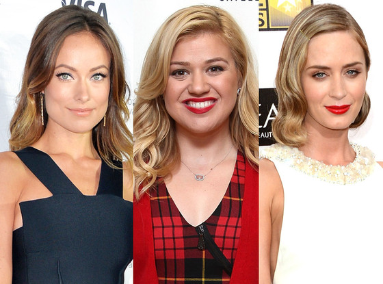 Emily Blunt, Kelly Clarkson, Olivia Wilde Emily Blunt, Kelly Clarkson, Olivia Wilde